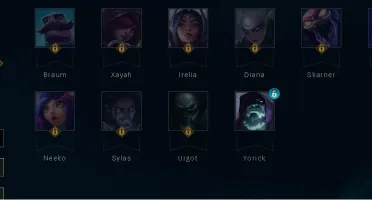 Conta com 200+ skins, Aatrox prestigio, Annie Hextech