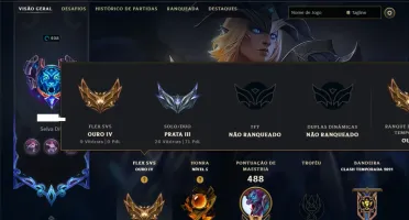 Prata 3 com TODOS os Champs e 241 Skins ( JG / TOP )