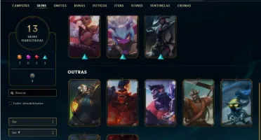 Conta prata 1 com 41 Champs e 13 Skins ( 2 Ultimates )