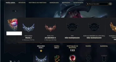 Conta prata 1 com 41 Champs e 13 Skins ( 2 Ultimates )