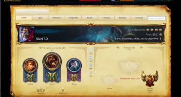 CONTA GOLD IV FLEX, 104 CAMPEÕES, 25 SKINS, 15 BAÚS HEXTEC..