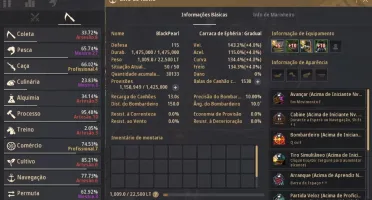 VENDO CONTA BLACK DESERT P2W CARRACA 646 GS