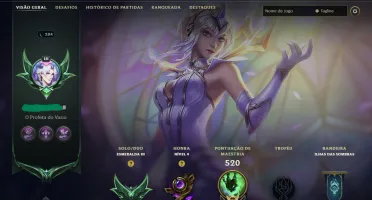 Conta Esmeralda 3 lvl 284 todos os champions 163 skins