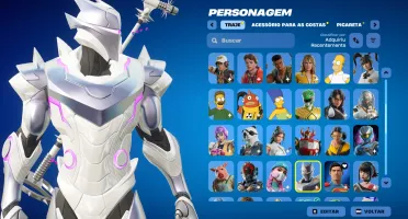 Conta Fortnite | 87 Skins | Golden Gear Midas | Entrega auto