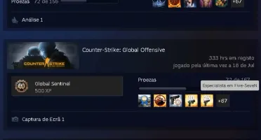 Conta steam 18 anos + prime e outros games.
