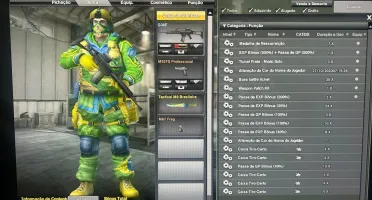 Conta antiga no Combat Arms, perto do lançamento do jogo