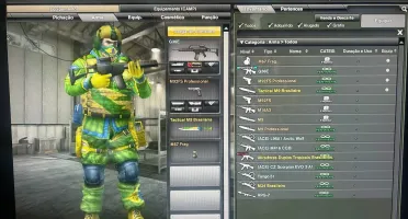 Conta antiga no Combat Arms, perto do lançamento do jogo