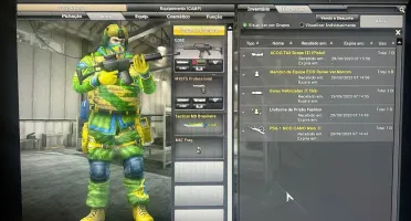 Conta antiga no Combat Arms, perto do lançamento do jogo