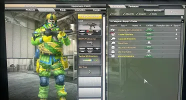 Conta antiga no Combat Arms, perto do lançamento do jogo