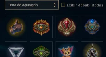 Conta lol unranked 133 champions, 61 skins, 111 ícones.