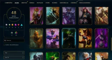 Esmeralda 3 com 50 Champs e 48 Skins ( JG / TOP )