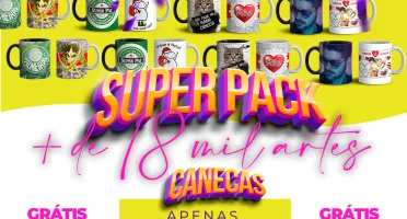 Pack Artes Canecas Personalizadas + De 18 Mil Artes