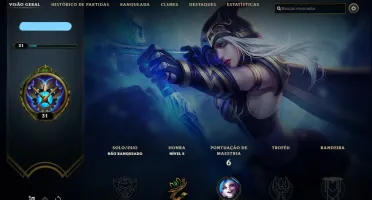 Conta de lol lv 31