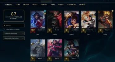 Conta Main Ahri m6 Prata 1 season 2019 Level 48