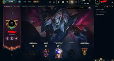 Unranked 127 Champs - 48 Skins - Full Acesso
