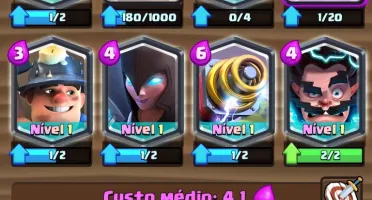 Conta do clash Royale nvl 9 com 6 lendárias