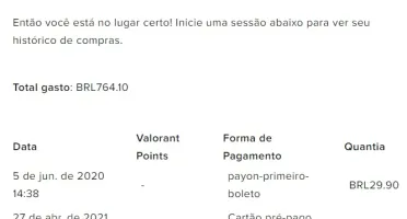 Conta Valorant com R$ 765,00 gasto!!
