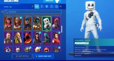 CONTA FORTNITE - BLACK KNIGHT COM MAKO GLIDER.