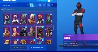 CONTA FORTNITE - BLACK KNIGHT COM MAKO GLIDER.