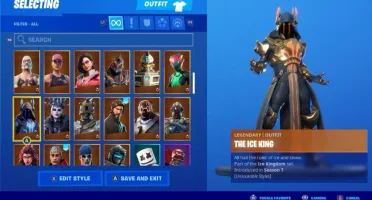 CONTA FORTNITE - BLACK KNIGHT COM MAKO GLIDER.