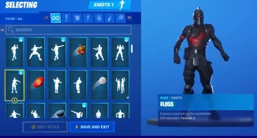 CONTA FORTNITE - BLACK KNIGHT COM MAKO GLIDER.