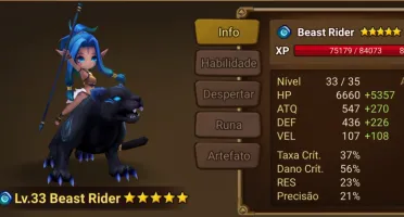 Conta iniciante com 2 NAT5 (Bárbara, Momo)