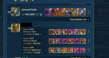 Conta End Game Raid Shadow Legends