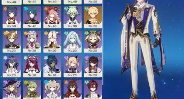Nahida, Raiden, Mona c1, Ayato Ar37