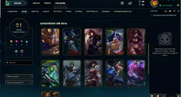 Conta Smurf Borda Ouro - Elo Prata 2 !!!