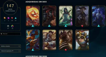 Conta de lol RARISSIMA