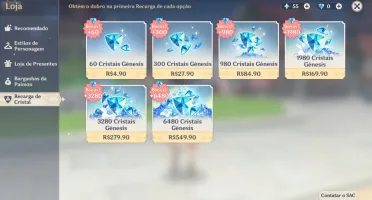 Raiden (Baal) + Kazuha ar 21, conta starter