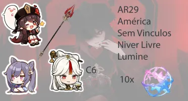 AR29 - Hutao + BIS + Keqing + Ningguang C6 + 10 tiros