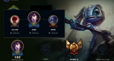 Conta LOL Ouro V