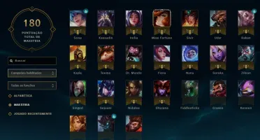 Conta LOL Ouro V
