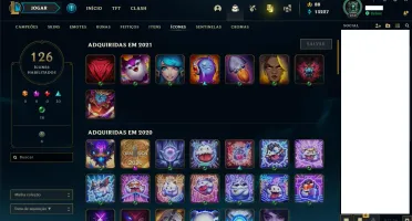 Conta de LOL Diamond 3 / 30 PDL / 143 champs / 39 skins