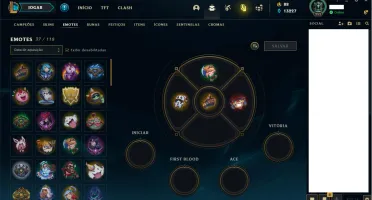 Conta de LOL Diamond 3 / 30 PDL / 143 champs / 39 skins