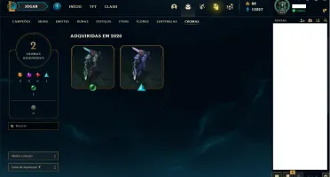 Conta de LOL Diamond 3 / 30 PDL / 143 champs / 39 skins