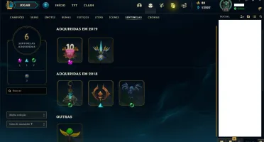 Conta de LOL Diamond 3 / 30 PDL / 143 champs / 39 skins