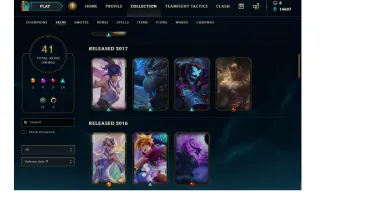 Conta League Of Legends Gold IV 41 Skins