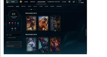 Conta League Of Legends Gold IV 41 Skins