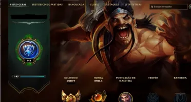 Conta LOL Gold 51skin BARATA