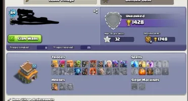 CONTA CLASH OF CLANS CV8 FULL