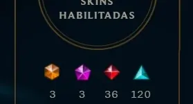 CONTA LOL - 479 Skins - RIVEN CAMPEONATO 2012