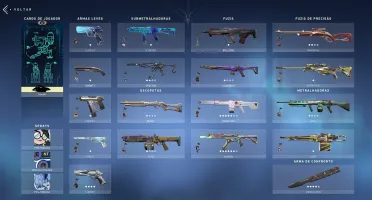 Conta Valorant Sem Rank com Diversas Skins