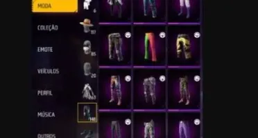 Conta FreeFire +800 reais gastos