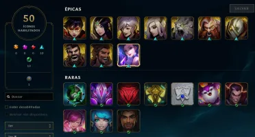 Conta Smurf Legue of legends lvl 42 Vários ícones 31 Champs