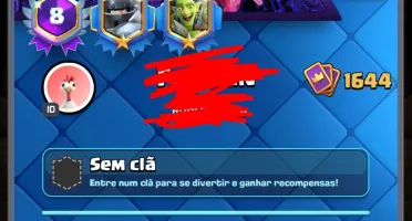 Conta De Clash Royale Bem Upada