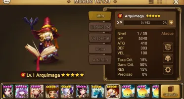Summoners Wars com Leona LD nat5