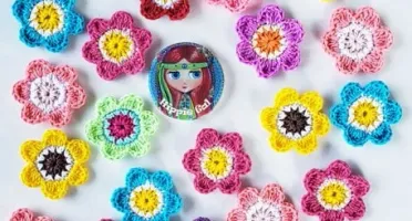 Florzinhas Daisy em Crochê