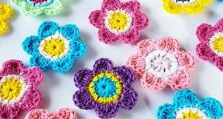 Florzinhas Daisy em Crochê